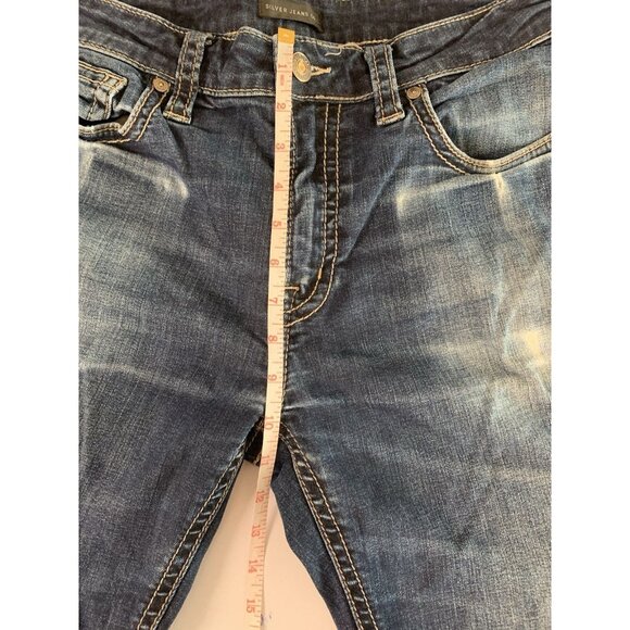 Silver Jeans Mens 34x30 Blue Grayson Heritage Straight leg Dark Wash Denim - Picture 6 of 7